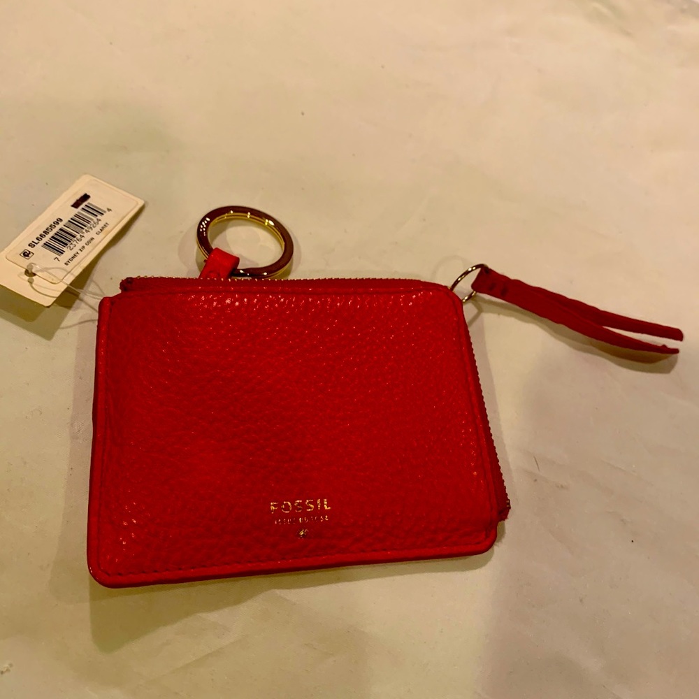 Fossil coin and credit card wallet